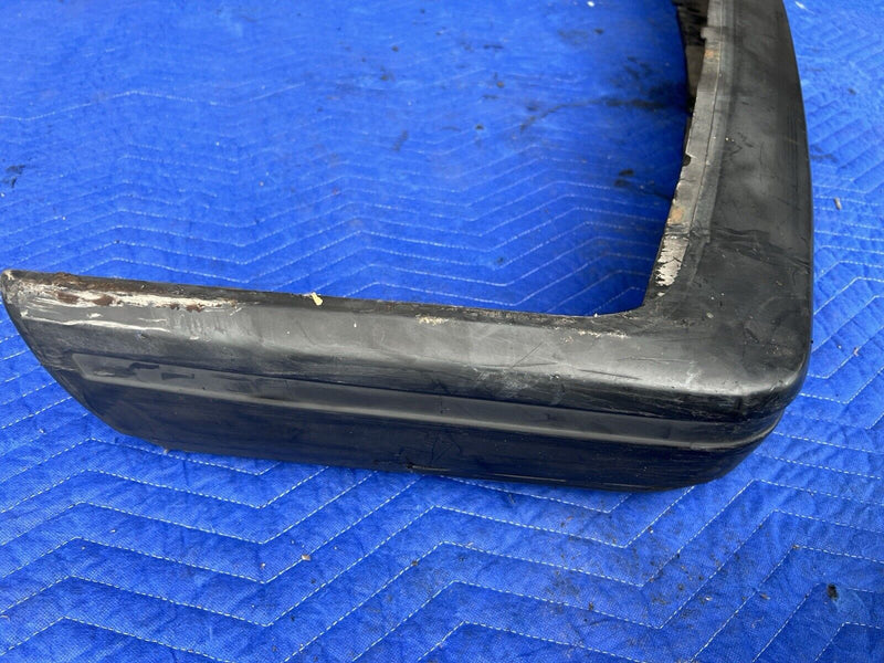 1986-1993 Volvo 240 244 245 Front Bumper Cover Trim Black Plastic OEM #3764E