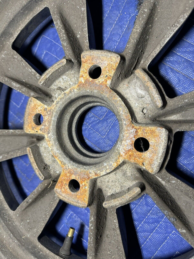 Porsche Karmann Ghia VW EMPI Mag Rim Genuine Vintage 911 15x6 Wheel 4x130 #3370E