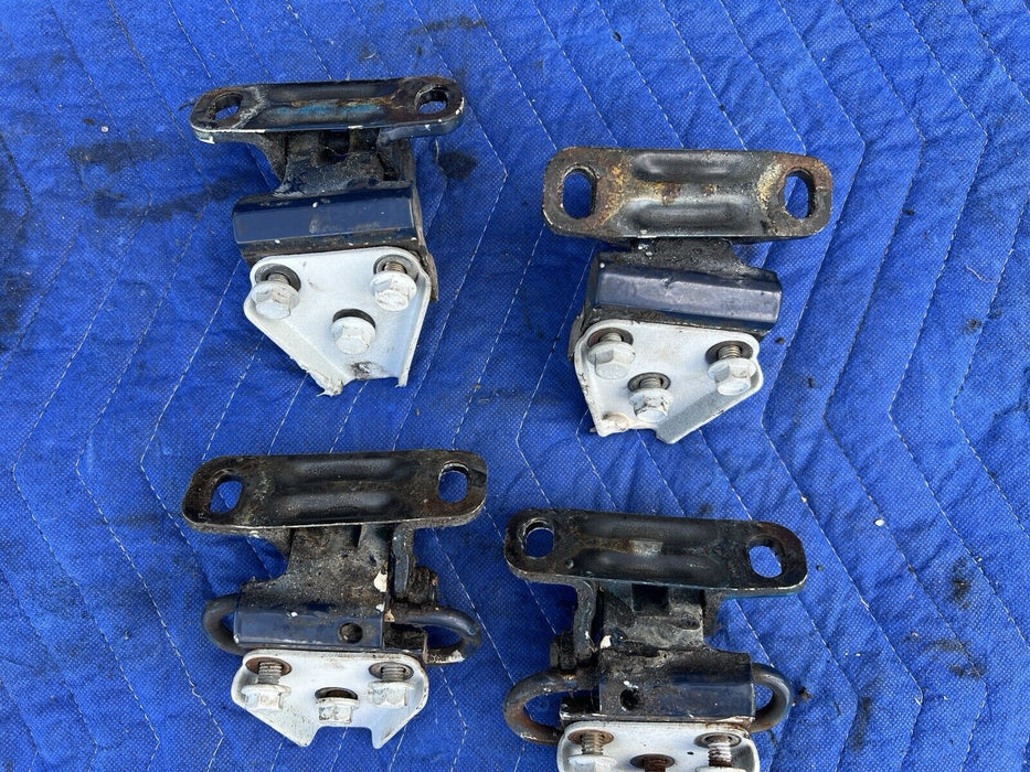 1986-1993 Volvo 240 245 Complete Set Of 8 Door Hinges Upper & Lower OEM #3649E