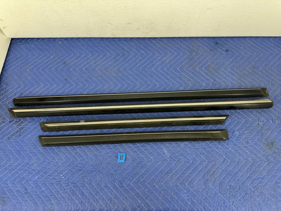 1984-1992 BMW E30 325i 318i Sedan Set Of 4 Door Impact Trim Strip L R OEM #3522E