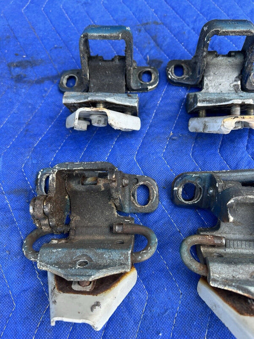 1986-1993 Volvo 240 245 Complete Set Of 8 Door Hinges Upper & Lower OEM #3649E