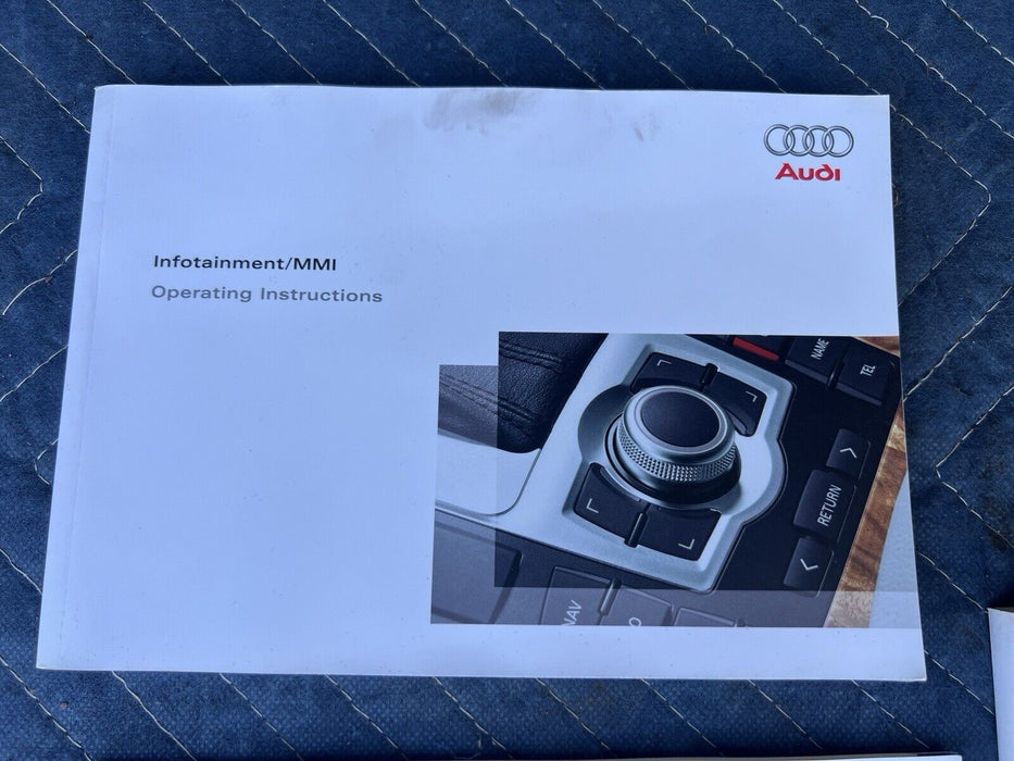 2009 Audi A6 Owners Manual Brochure Pamphlet Booklet Leather Case OEM #2SB