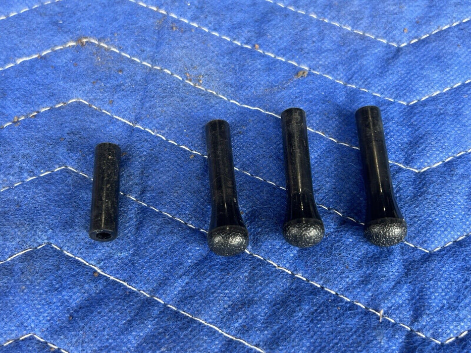 1986-1993 Volvo 240 244 245 Lock Stud Thumb Screw Set Of 3 Trim Black OEM #3795E