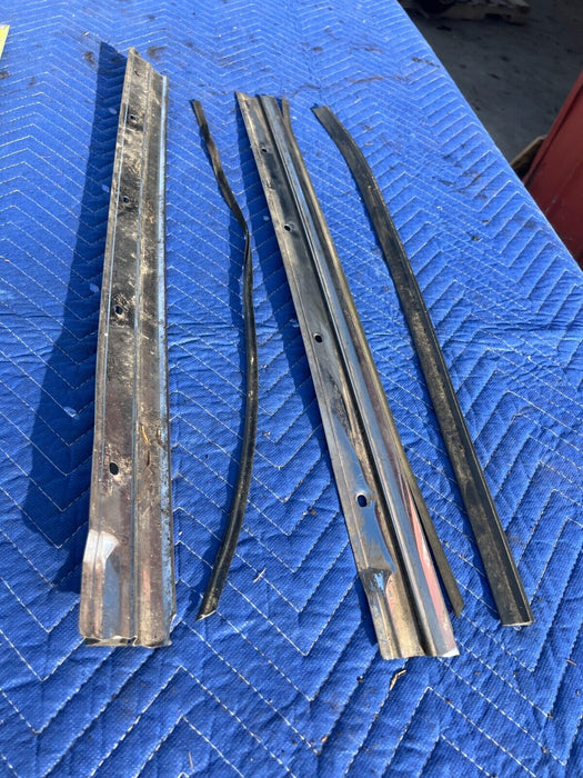 1984-1989 Volvo 740 760 Sedan Rear Window Lower Exterior Chrome Trim OEM #1618EM