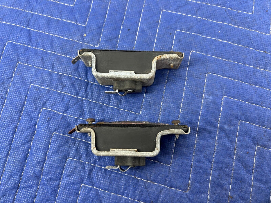 1983-1985 Porsche 944 Hella License Plate Light Lamp Assembly Pair OEM #1804EM