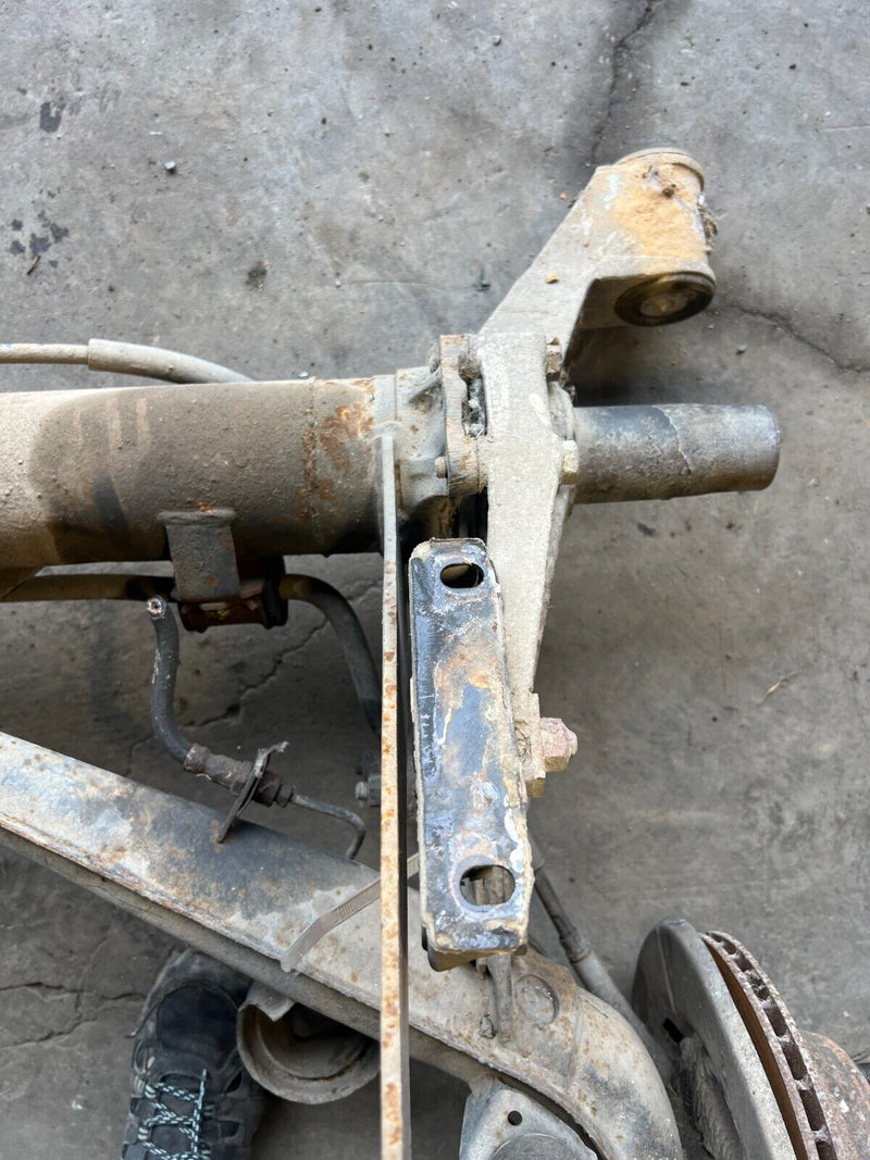 1983-1985 Porsche 944 Rear Subframe w/ Wheel Hub Knuckle Assembly OEM #1852EM