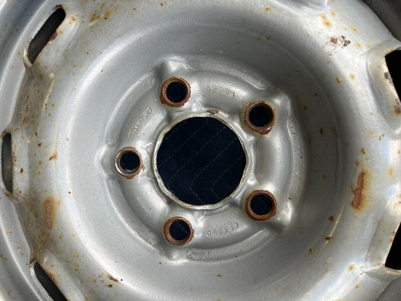 1971-1974 Volvo 140 15" x 5" Steel Wheel Rim Pair 684000 5x108 OEM #1910EM