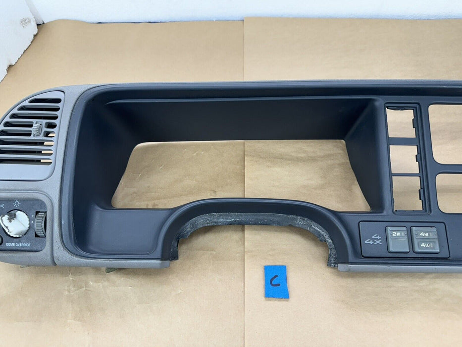 1995-1998 Chevy GMC C/K Truck Suburban Tan Dash Surround Trim 16754580 #3456EJ