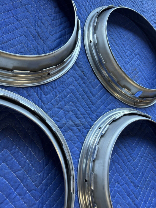 1969 Chevy Camaro Z28 NOS Chrome Trim Ring Set Of 4 9796696 OEM GM #3564E