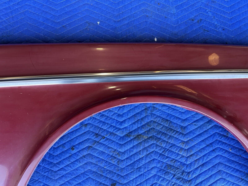 1988-1993 Volvo 240 244 245 Passenger  Right Front Fender Maroon OEM #3758E