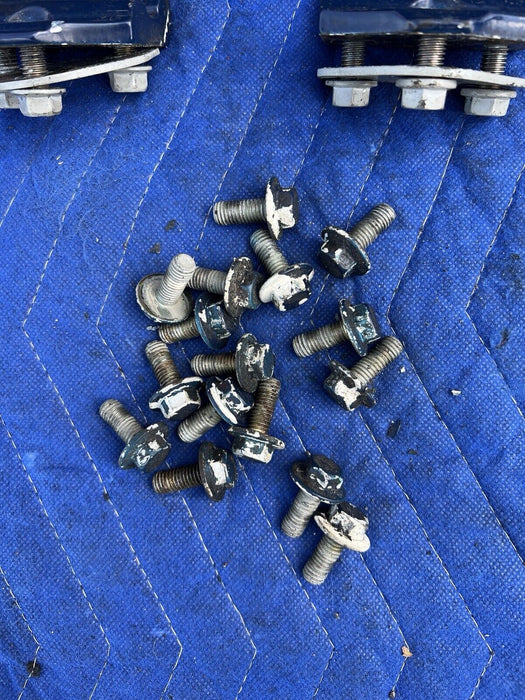 1986-1993 Volvo 240 245 Complete Set Of 8 Door Hinges Upper & Lower OEM #3649E