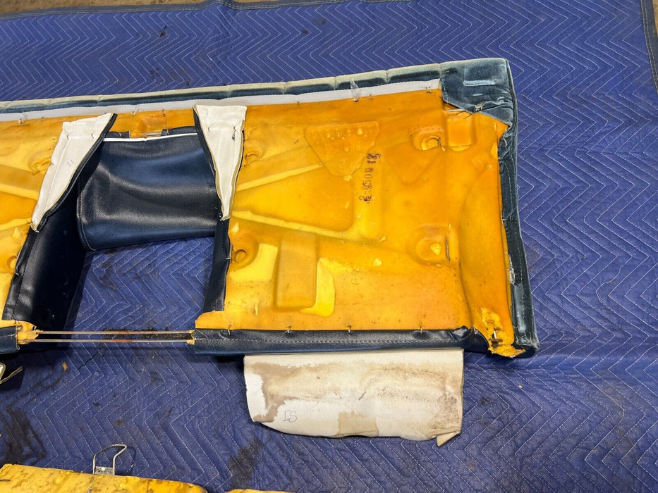 1984-1989 Volvo 740 760 Sedan Blue Cloth Rear Bench Seat 1365805 OEM #1561EM