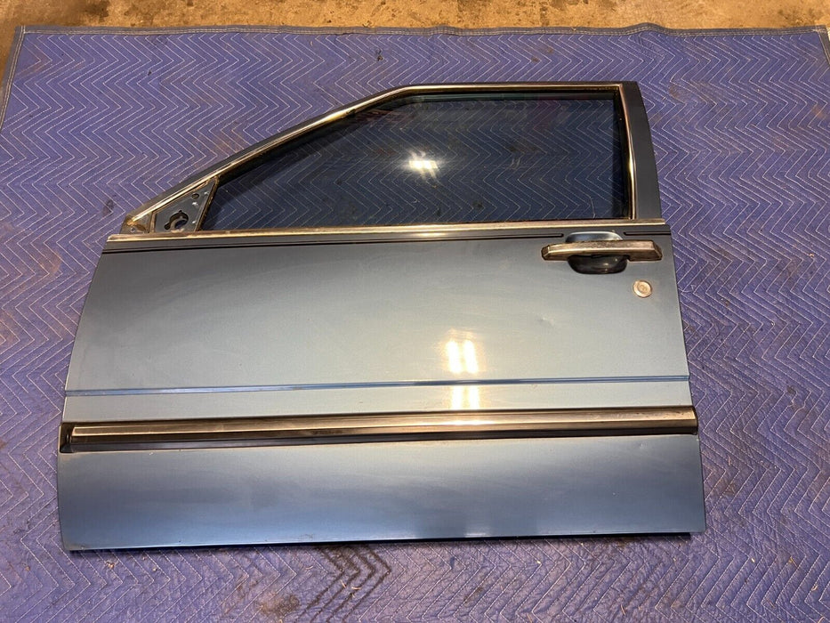 1984-1989 Volvo 740 760 Sedan Blue Metallic Front Driver Left LH Door OEM#1564EM