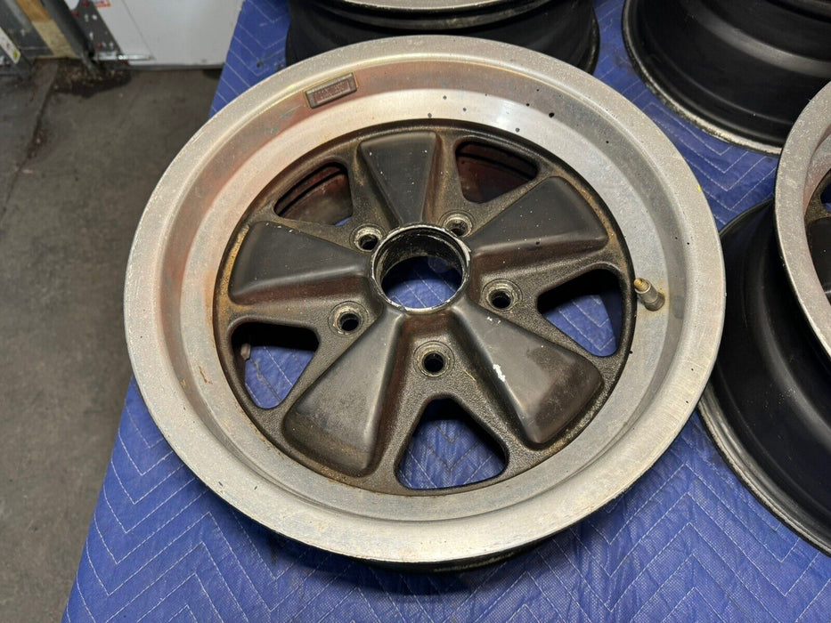 Porsche 911 Fuchs Set of Alloy 7” x 15” Wheels Set of 4 5x130 OEM #3364E