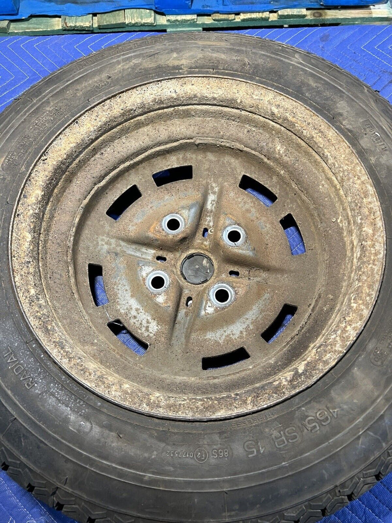 1969-1976 Porsche 914 Steel Wheel Rim Spare Tire OEM 15x5.5 ET40 4x130 #3389E