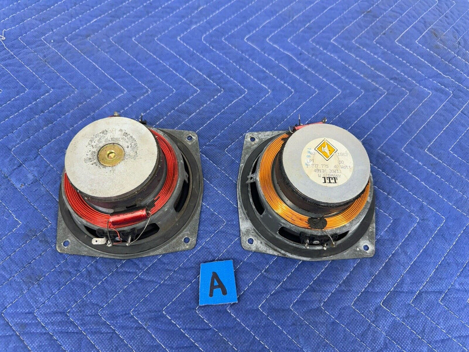 1982-1992 BMW E30 325i 318i Footwell L & R Loud Speakers Pair Stereo OEM #3535E