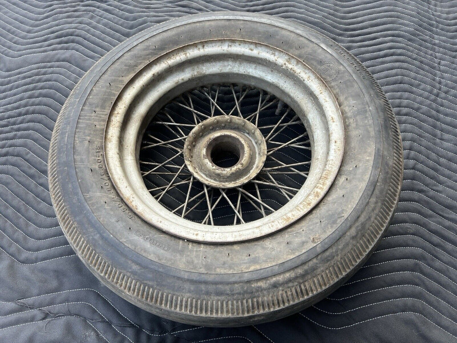 1961-1979 Austin Healey 3000 MG Midget Wire 15" Wheel 48 Spoke Knock Off #3813E