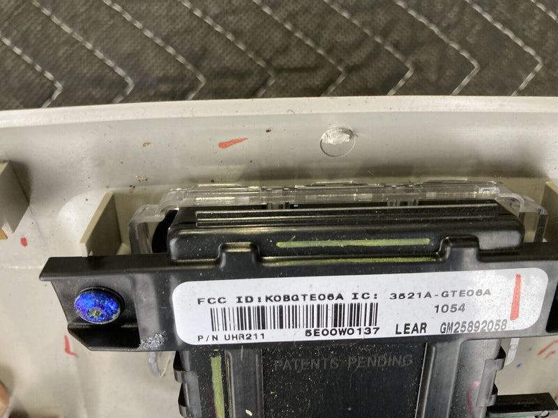 2006-2016 Chevy Impala GM Garage Door Opener W/ Bezel gm25892058 OEM #3109M