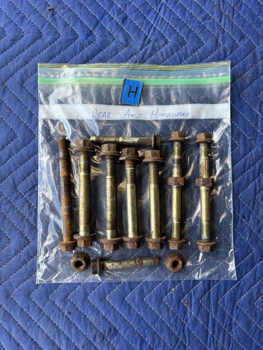 1986-1993 Volvo 240 244 245 Rear Axle Bolt Hardware Set Shocks & Torque #3666E