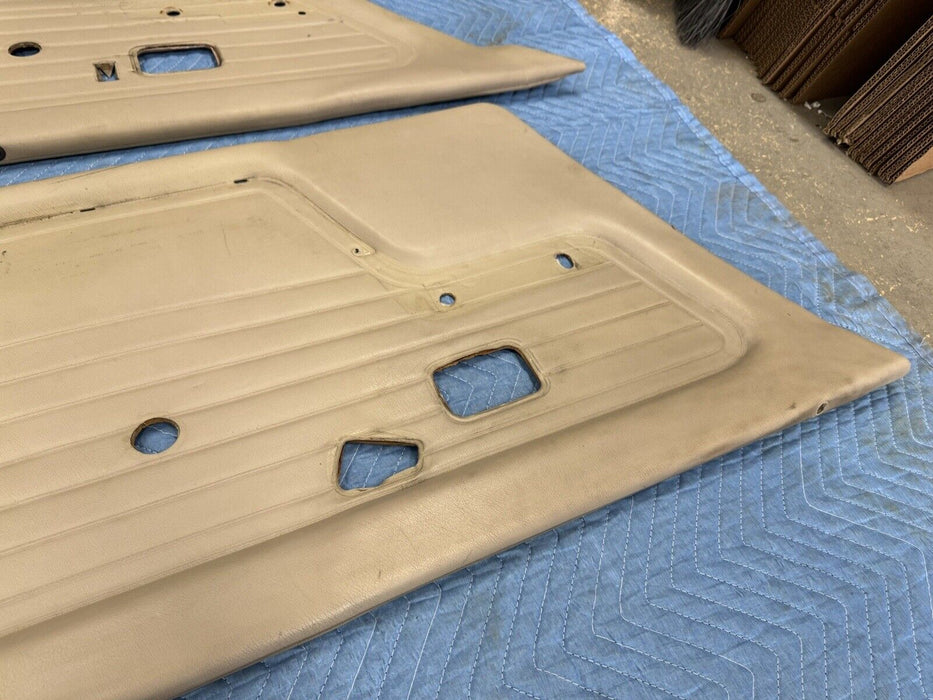 1984-1992 BMW E30 325i 318i Sedan Door Card Panel Set of 4 Tan Cover OEM #3536E