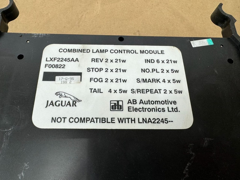 LXF2245AA Combined Lamp Control Module 1995-1997 Jaguar XJ6 oem #1103CNJ