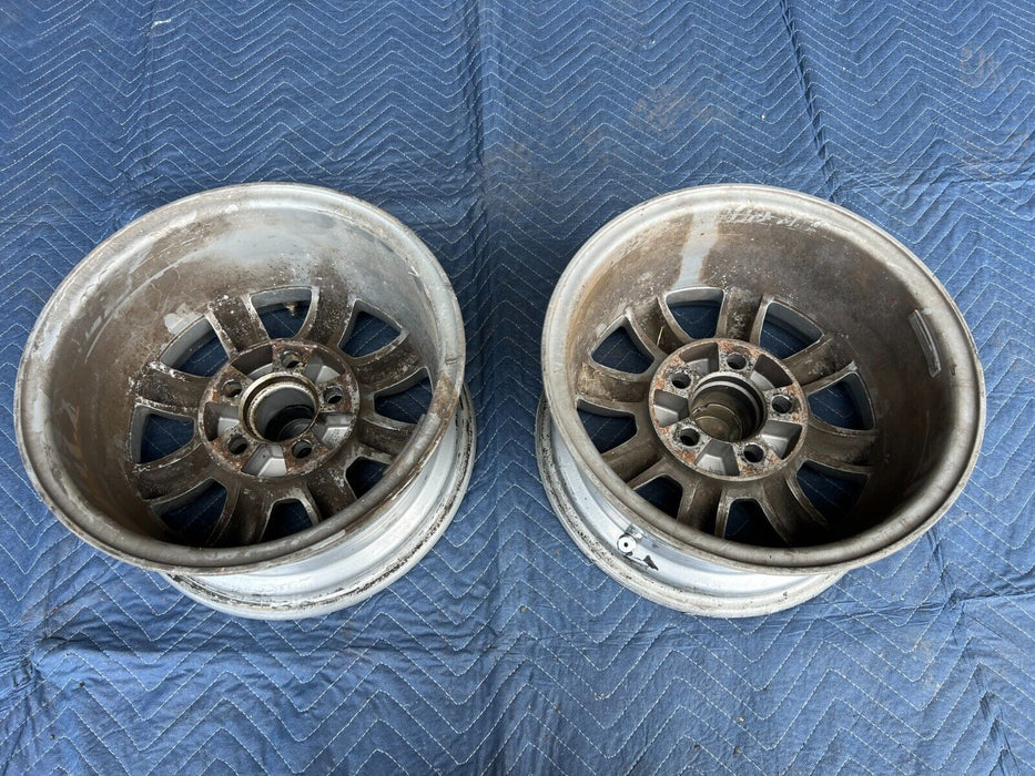 1971-1974 Volvo 140 14" x 7" Aluminum Wheel Rim Pair KBA40138 5x108 OEM #1911EM