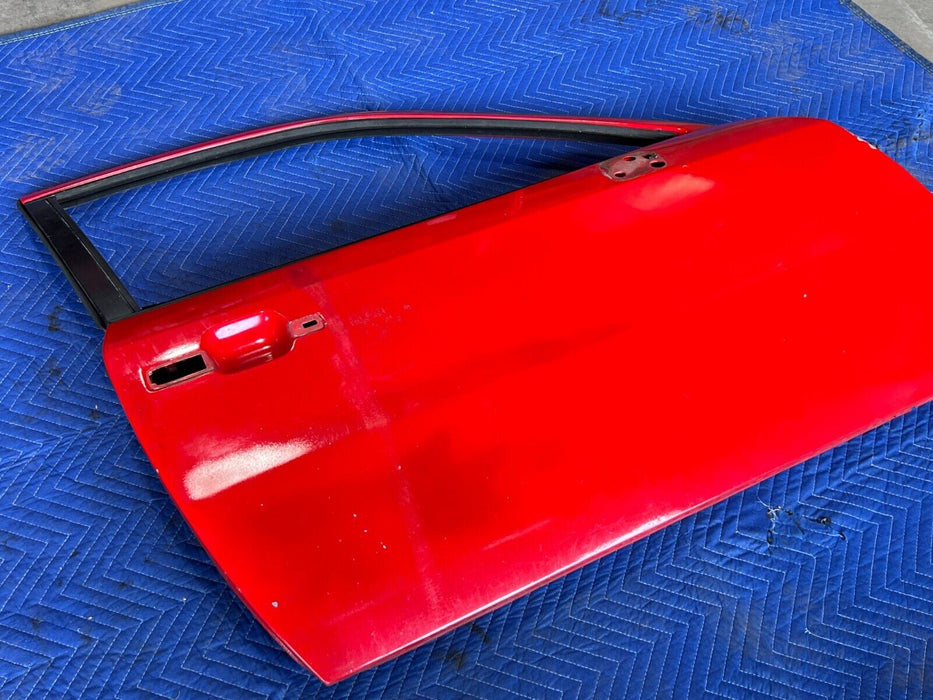 1983-1985 Porsche 944 Front Right Passenger Red Door Assembly Panel OEM #1760EM