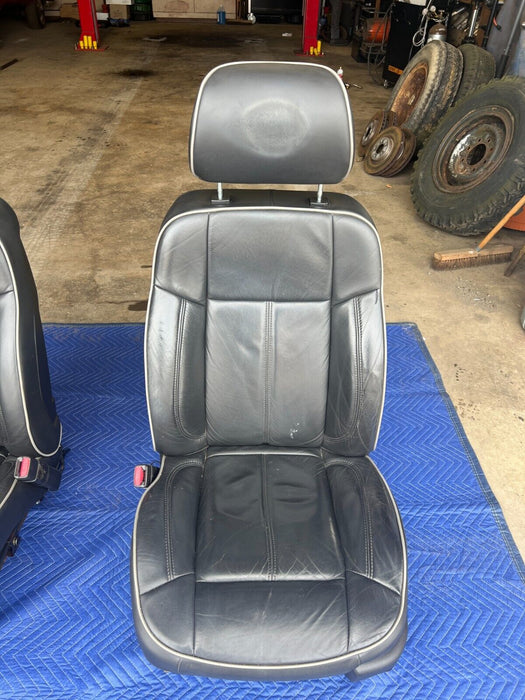 2006-2010 Hummer H3 Left & Right Black Leather Premium Seat Pair OEM #1395EM