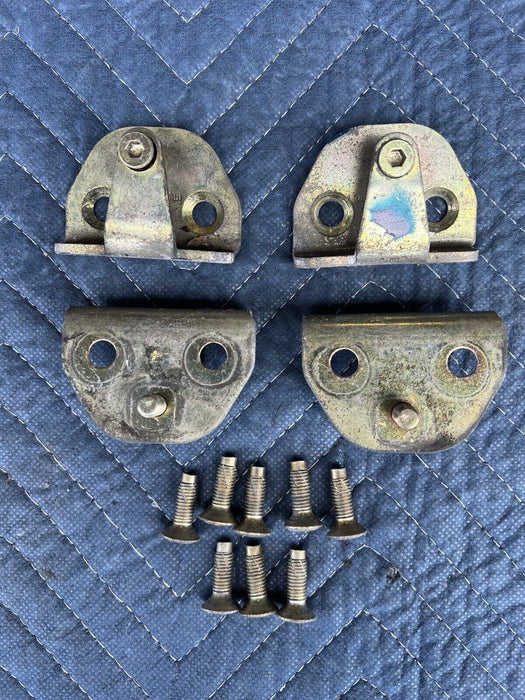 1986-1993 Volvo 240 244 245 Door Striker Plate Set of 4 Latch Catch OEM #3690E