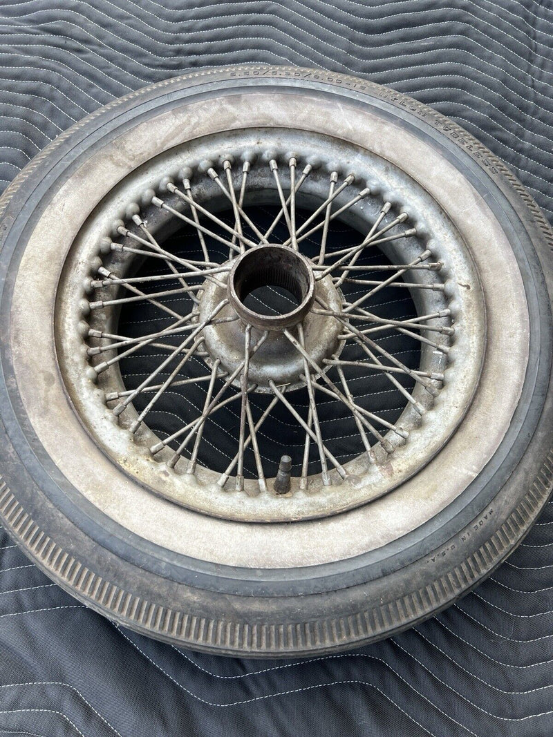 1961-1979 Austin Healey 3000 MG Midget Wire 15" Wheel 48 Spoke Knock Off #3813E
