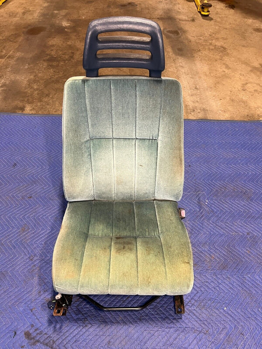 1984-1989 Volvo 740 760 Sedan Front Passenger Right Seat Blue Cloth OEM #1558EM