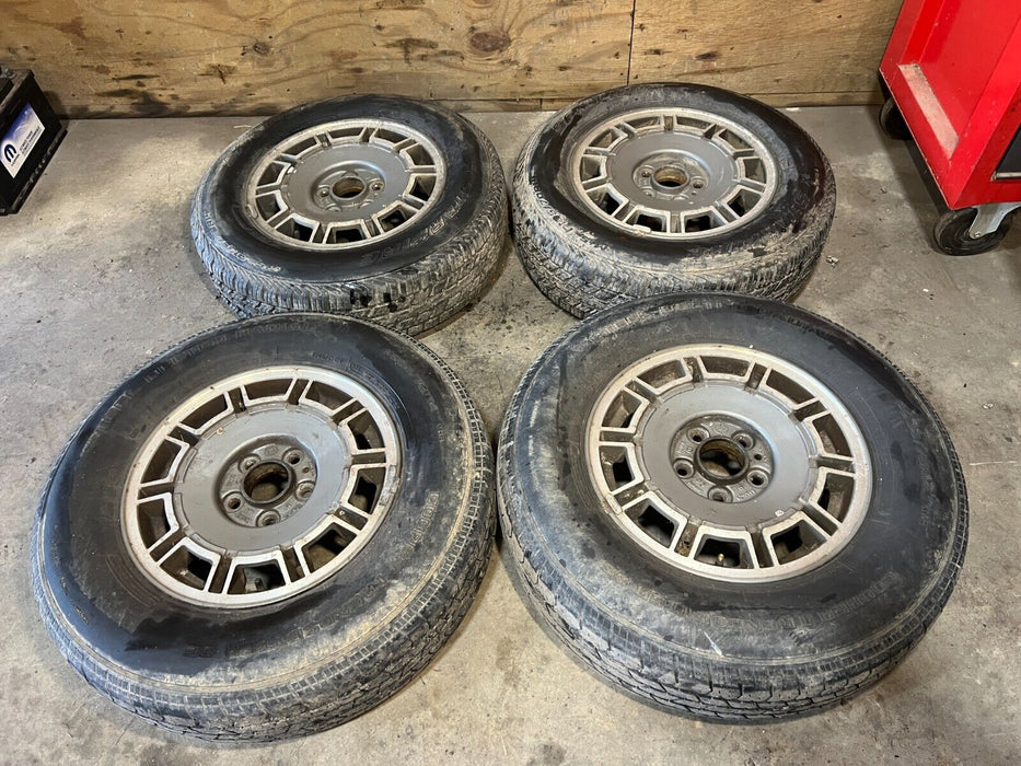 1984-1989 Volvo 740 760 Set of 4 Wheels & Tires 5.5Jx14x25 1329915 OEM #1705EM