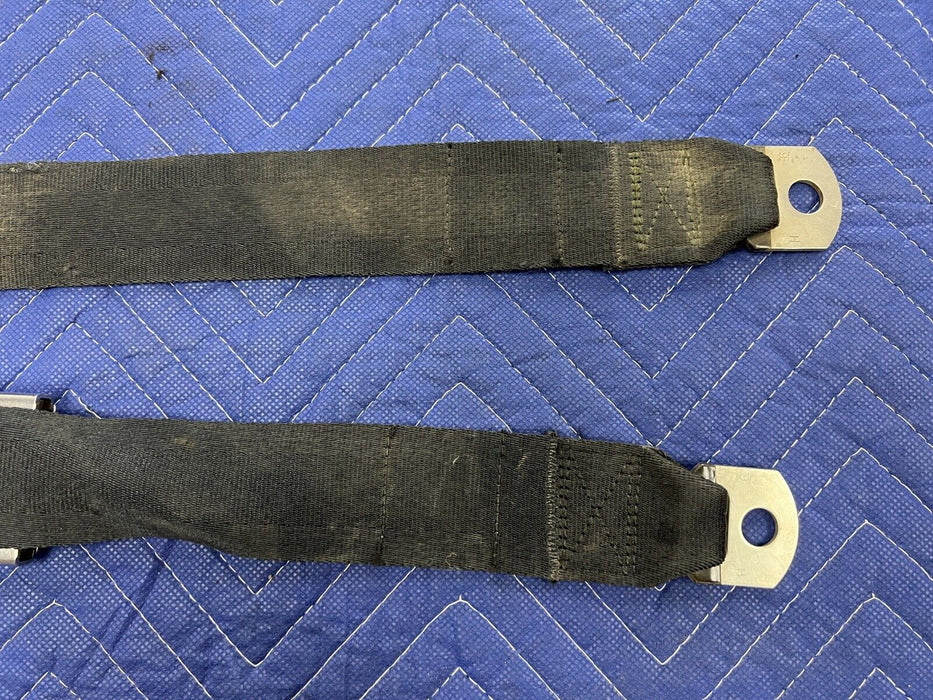 1967-1972 GM Corvette Chevelle Camaro 46E67 Seat Belt Pair & Buckle OEM #3362E