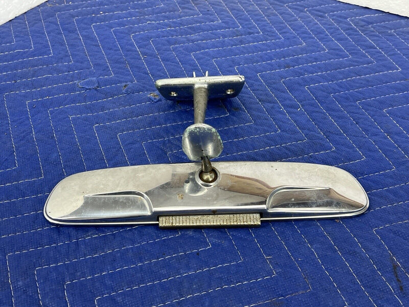 1955-1956 Chrysler Imperial Rear View Mirror Chrome Assembly 1640657 OEM #3485E