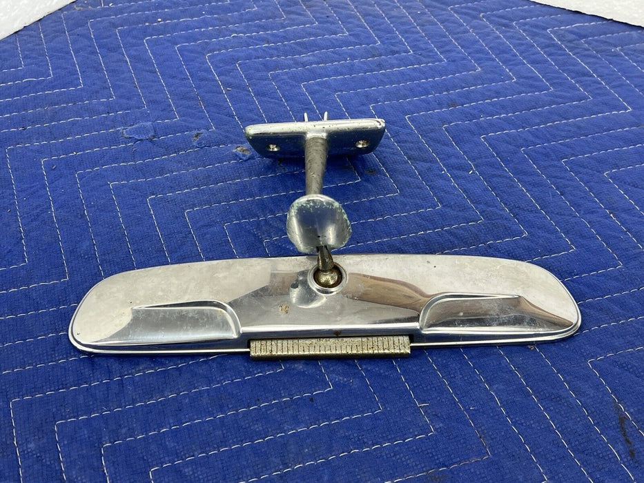 1955-1956 Chrysler Imperial Rear View Mirror Chrome Assembly 1640657 OEM #3485E