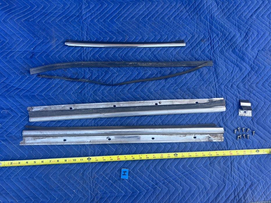 1984-1989 Volvo 740 760 Sedan Rear Window Lower Trim to Trunk Lid OEM #1716EM