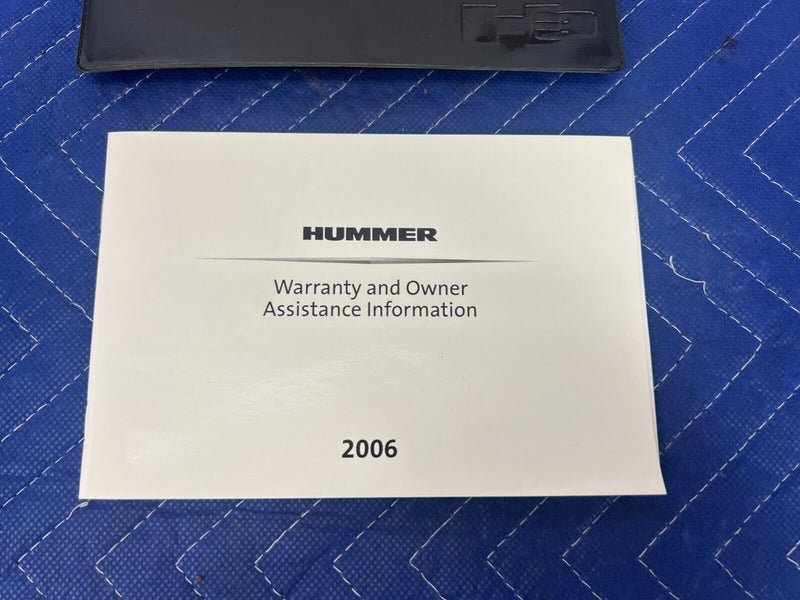 2006-2010 Hummer H3 Owner's Manual User Guide Handbook w/ Case Set OEM #1392EM