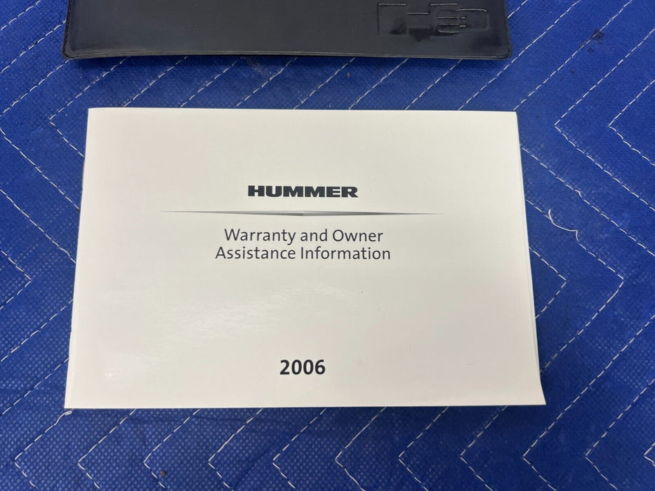 2006-2010 Hummer H3 Owner's Manual User Guide Handbook w/ Case Set OEM #1392EM