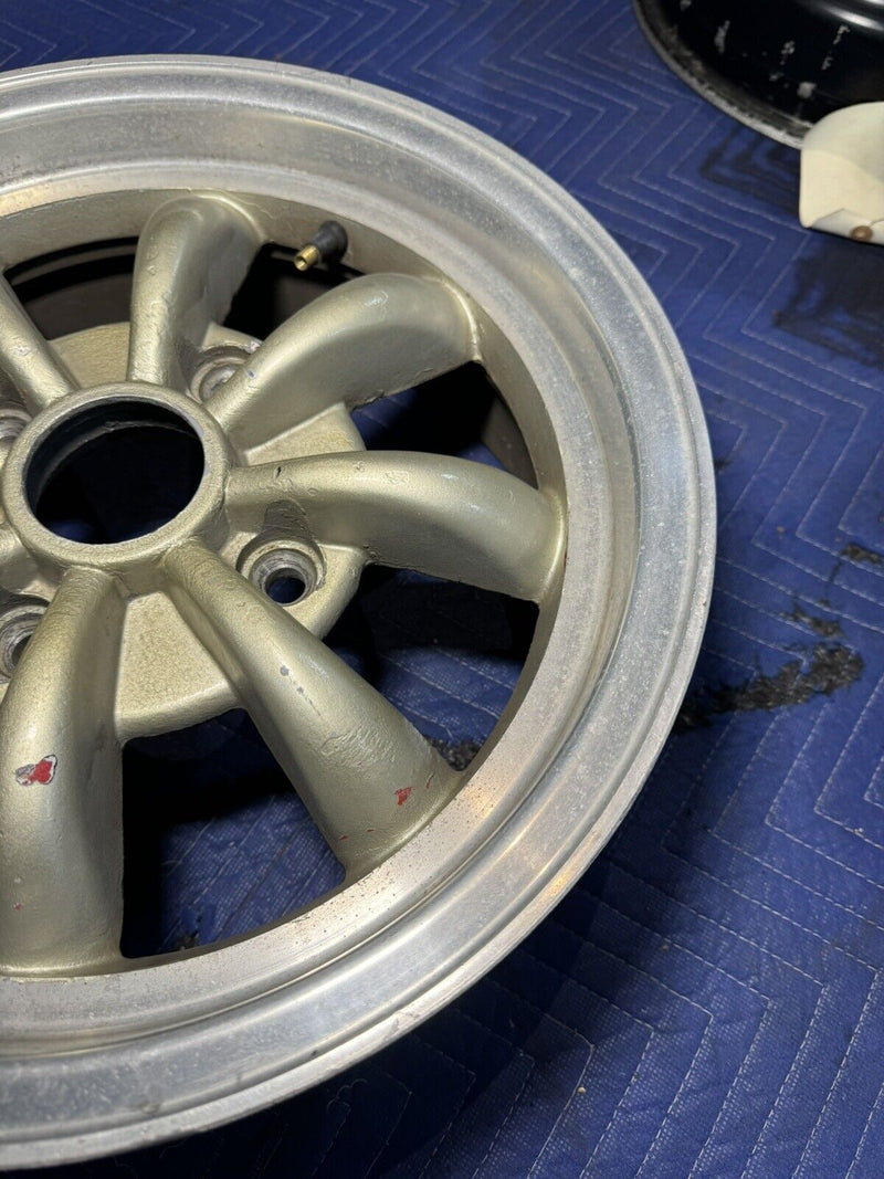 Porsche Karmann Ghia VW EMPI Mag Rim Genuine Vintage 911 15x6 Wheel 4x130 #3369E