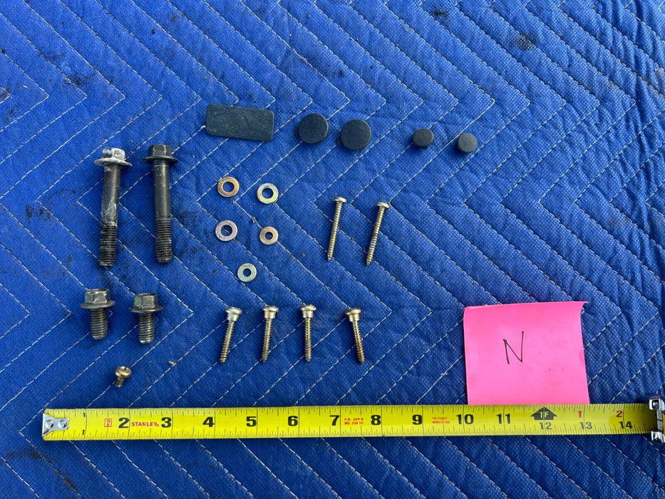 1984-1989 Volvo 740 760 Sedan Driver Left LH Seat Hardware Bolt Set OEM #1604EM