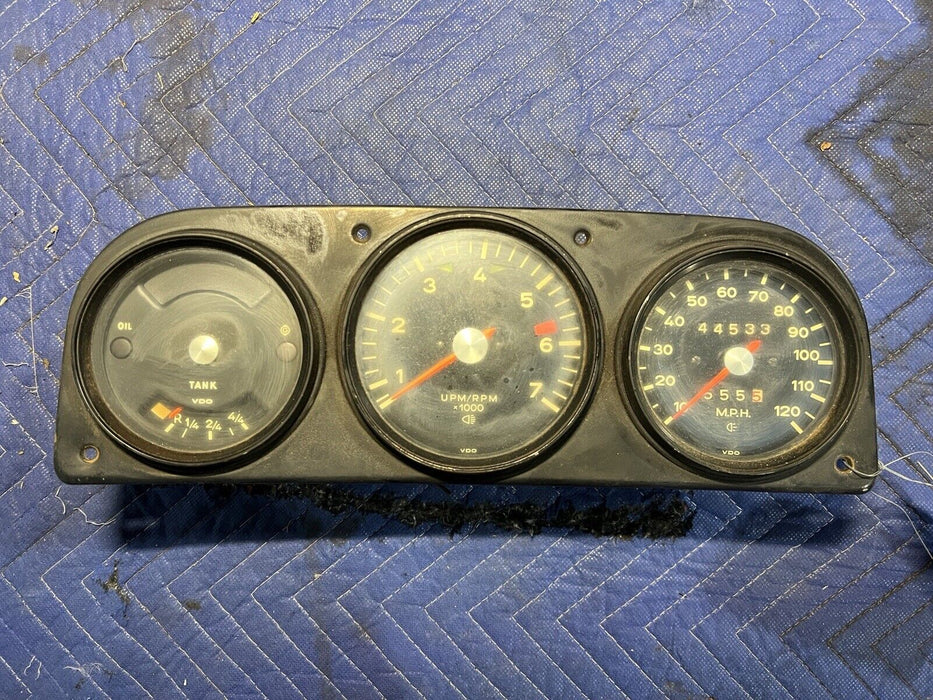 1969-1974 Porsche 914 Gauge Instrument Cluster Speedometer & Bezel OEM #3386E