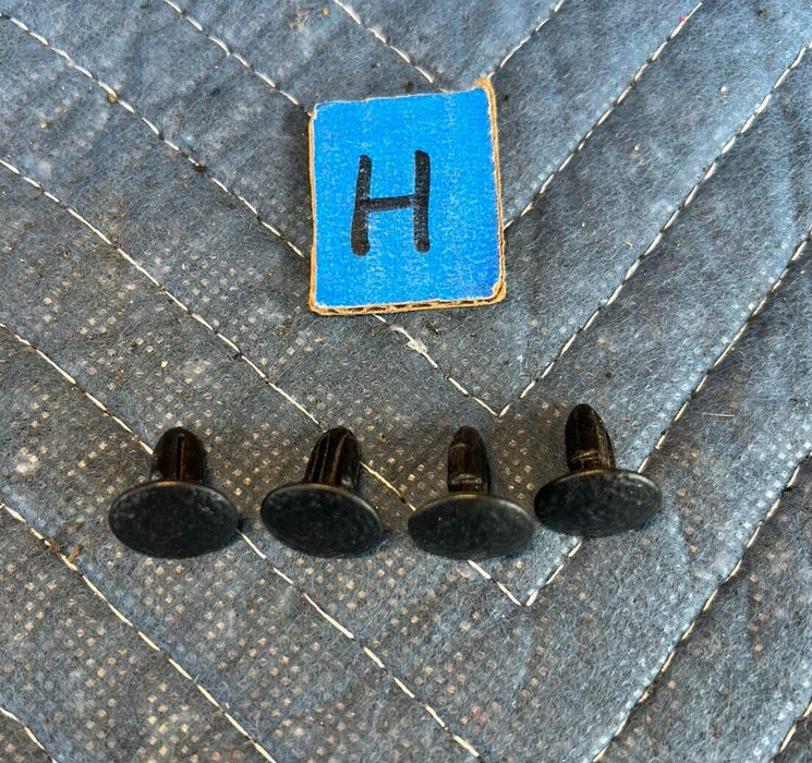 1986-1993 Volvo 240 244 245 Seat Track Trim Retaining Waffle Buttons OEM #3691E