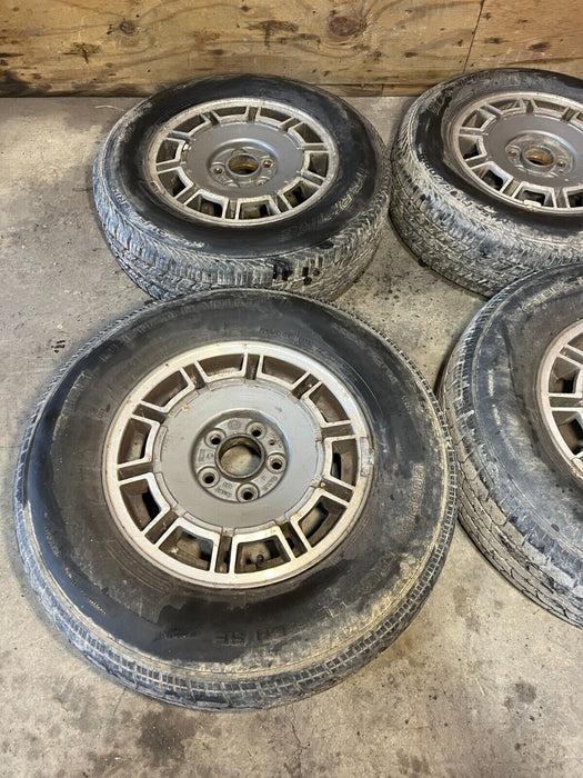 1984-1989 Volvo 740 760 Set of 4 Wheels & Tires 5.5Jx14x25 1329915 OEM #1705EM