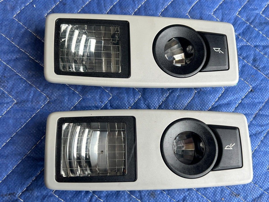 2011-2013 BMW X5 X5M E70 Rear Left & Right Overhead Dome Light Pair OEM #1937EM