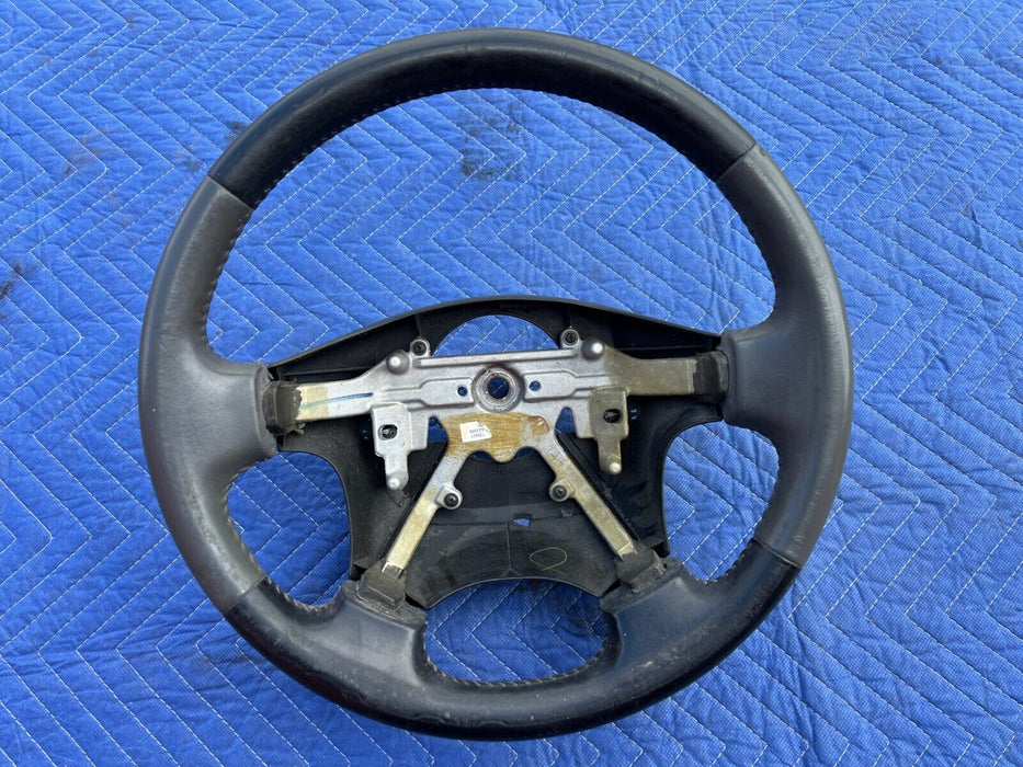 99-01 ISUZU VEHICROSS Two Tone Steering Wheel Assembly Gray #1386E