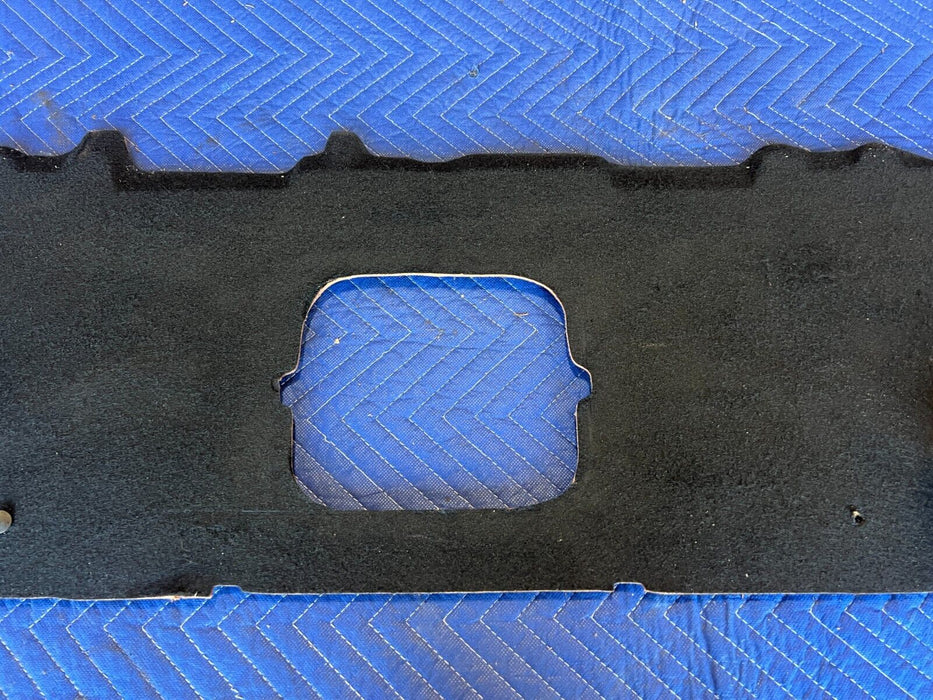 1984-1989 Volvo 740 760 Sedan Black Trunk Rear Seat Carpet Panel OEM #1700EM