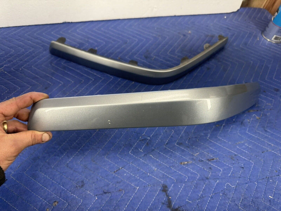 2005-2007 Volvo S60 S60R Rear Bumper L & R Silver Impact Strip Corner OEM #3842E