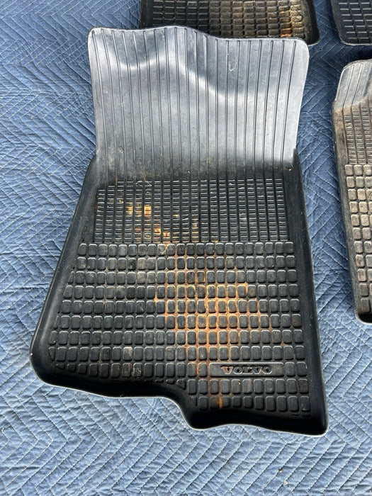 1986-1993 Volvo 240 244 245 Set 4 Honeycomb Molded Floor Mat All Weather #3639E