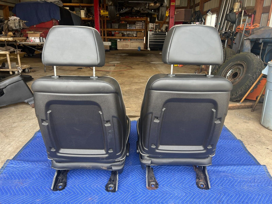 2006-2010 Hummer H3 Left & Right Black Leather Premium Seat Pair OEM #1395EM