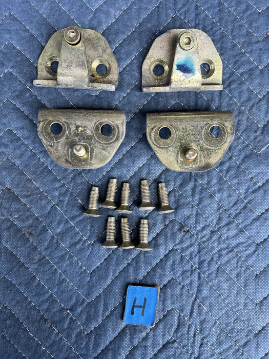 1986-1993 Volvo 240 244 245 Door Striker Plate Set of 4 Latch Catch OEM #3690E